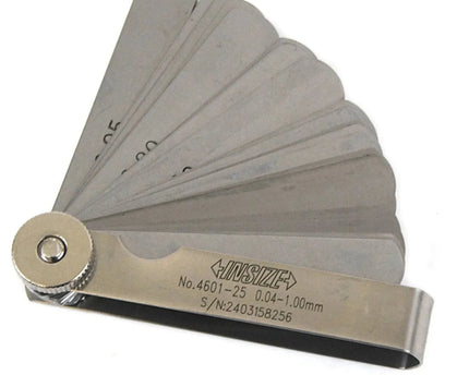 INSIZE MEASURING EQUIPMENT Insize Feeler Gauge Set 0.04-1mm Range Series 4601-25