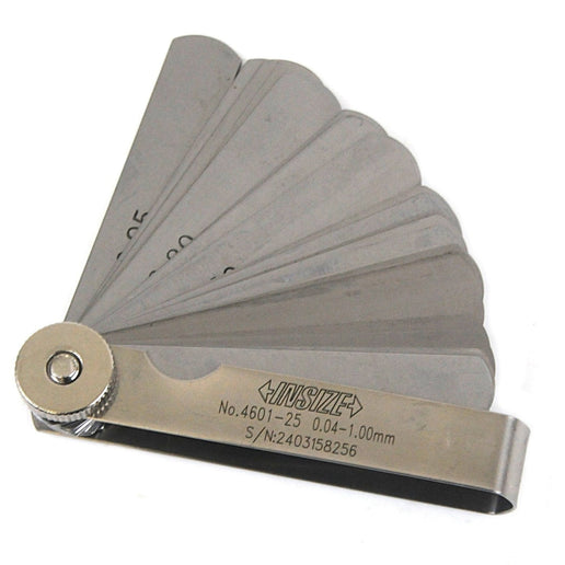 INSIZE Measuring Equipment Insize Feeler Gauge Set 0.04-1mm Range Series 4601-25