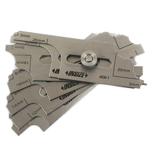 INSIZE Measuring Equipment Insize Fillet Weld Gauge Series 4836-1