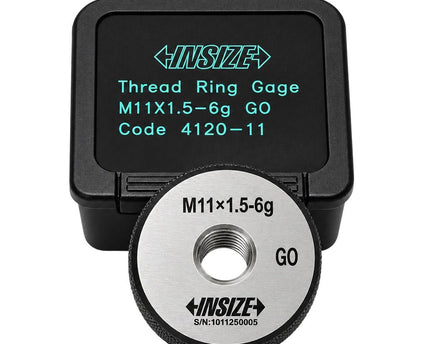 Insize GO Thread Ring Gauge M11X1.5 6g Series 4120-11 - INSIZE Australia