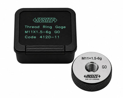 Insize GO Thread Ring Gauge M11X1.5 6g Series 4120-11 - INSIZE Australia