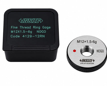 Insize GO Thread Ring Gauge M12X1.5 Series 4129-12RN - INSIZE Australia