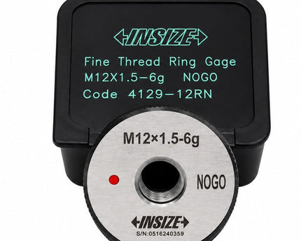 Insize GO Thread Ring Gauge M12X1.5 Series 4129-12RN - INSIZE Australia