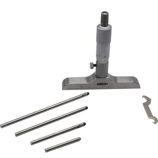 INSIZE Measuring Equipment Insize Imperial Depth Micrometer 0-4" Range Series 3240 - 4