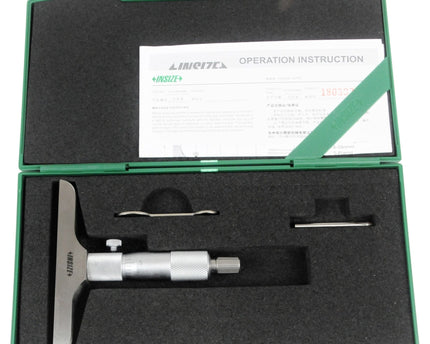 INSIZE Measuring Equipment Insize Imperial Depth Micrometer 0-6" Range Series 3240-6