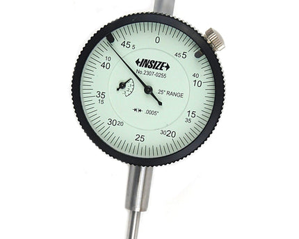 INSIZE Measuring Equipment Insize Imperial Lug Back Dial Indicator 0.25" Range Series 2307-0255