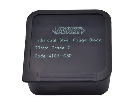 Insize Individual Steel Gauge Block 30mm Grade 2 Series 4101-C30 - INSIZE Australia