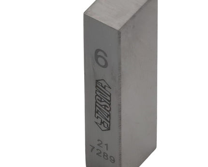 Insize Individual Steel Gauge Block 6mm Grade 2 Series 4101-C6 - INSIZE Australia