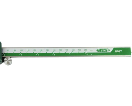 INSIZE MEASURING EQUIPMENT Insize IP67 Digital Caliper 0-200mm/0-8" Range Series 1118-200B