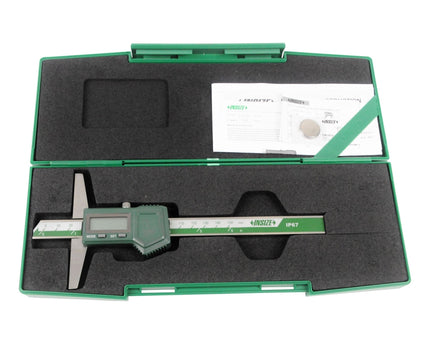 INSIZE Measuring Equipment Insize IP67 Digital Depth Gauge 0-150mm / 0-6" Range Series 1149-150