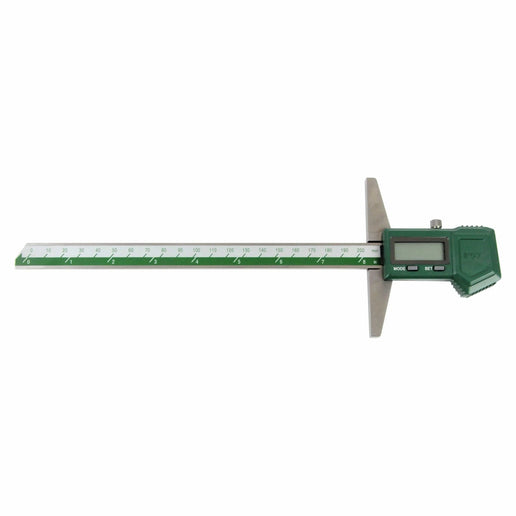 INSIZE Measuring Equipment Insize IP67 Digital Depth Gauge 0-200mm / 0-8" Range Series 1149-200