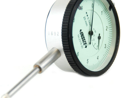 INSIZE Measuring Equipment Insize Lug Back Dial Indicator 20mm Range Series 2318-20