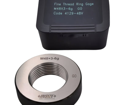 Insize M48 x 3.0 6g GO Thread Ring Gauge Series 4129-48V - INSIZE Australia