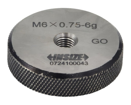 INSIZE Manufacturing Insize GO Thread Ring Gauge M6X0.75 Series 4129-6L