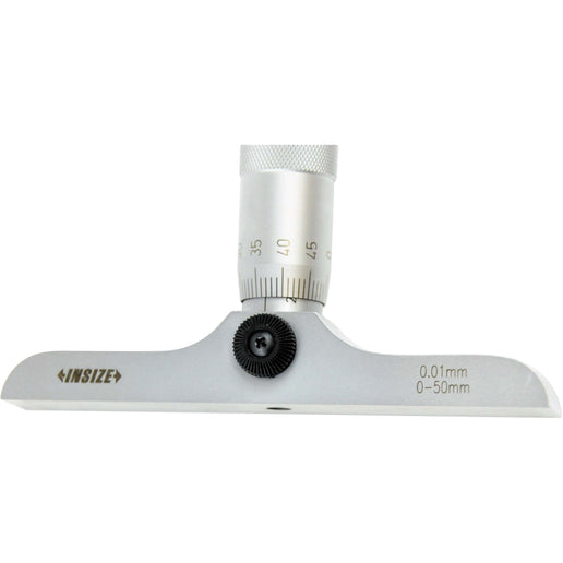 INSIZE Measuring Equipment Insize 2pc Metric Depth Micrometer 0-50mm Range Series 3241-50