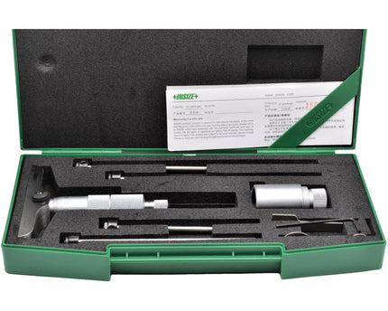 INSIZE Measuring Equipment Insize 4pc Metric Depth Micrometer 0-100mm Range Series 3241-100