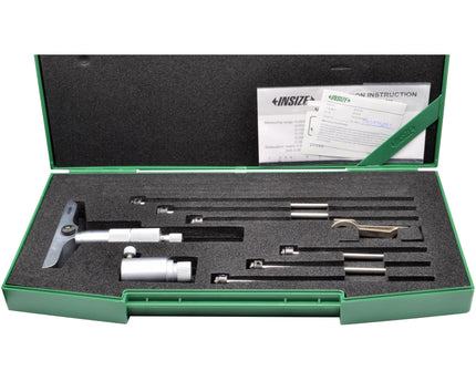 INSIZE Measuring Equipment Insize 6pc Metric Depth Micrometer 0-150mm Range Series 3241-150