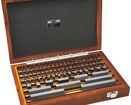 INSIZE Measuring Equipment Insize 83 Piece Steel Gauge Block Set Series 4100-183 Grade 1