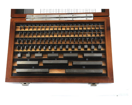 INSIZE Measuring Equipment Insize 87 Piece Steel Gauge Block Set Series 4100-287 Grade 2
