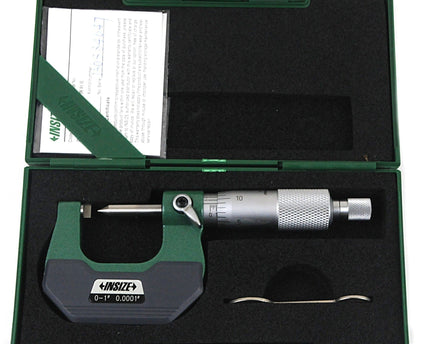 INSIZE Measuring Equipment Insize Crimp Height Micrometer 0-1" Range Series 3266-1
