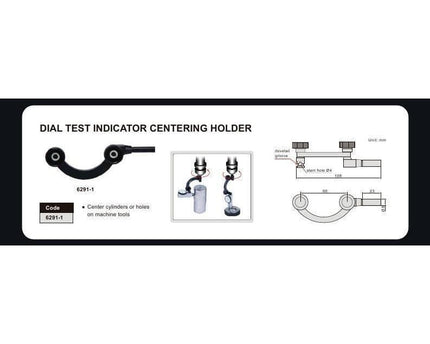 INSIZE Measuring Equipment Insize Dial Test Gauge Indicator Holder Arc Mount Series 6291-2