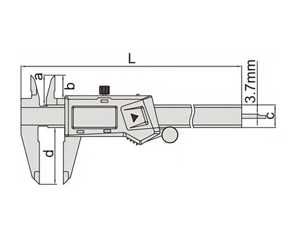 INSIZE Measuring Equipment Insize Digital Caliper 0-300mm Range Series 1109-300