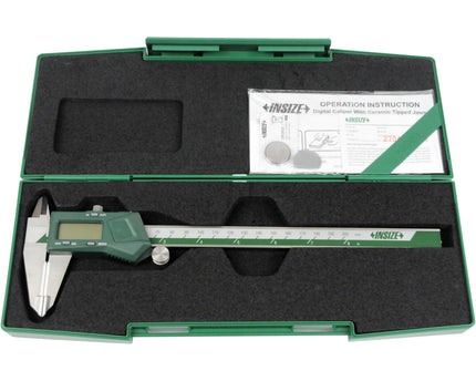 INSIZE Measuring Equipment Insize Digital Caliper With Ceramic Tipped Jaws Range Series 1193-200