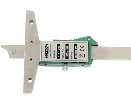 INSIZE Measuring Equipment Insize Digital Depth Gauge 0-200mm / 0-8" Range Series 1147-200