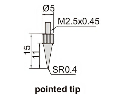 INSIZE Measuring Equipment Insize Digital Mini Long Base Depth Gauge 0-12.7mm/0-0.5" Range Series 2142-102
