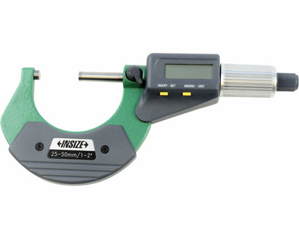 INSIZE Measuring Equipment Insize Digital Outside Micrometer 25-50mm/1-2" Range Series 3109-50A