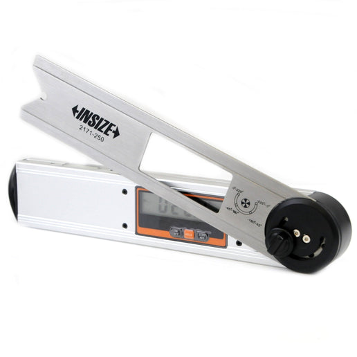 INSIZE Measuring Equipment Insize Digital Protractor 250mm 0-360° Range Series 2171-250