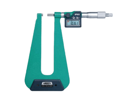 INSIZE Measuring Equipment Insize Digital Sheet Metal Micrometer 0–25 mm / 0–1" Series 3539-253FA