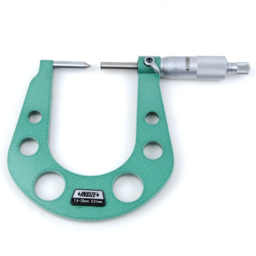INSIZE Measuring Equipment Insize Disc Brake Micrometer 7.6-33mm Range Series 3288-33A