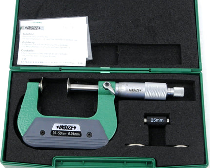 INSIZE Measuring Equipment Insize Disc Micrometer 25-50mm Range Series 3282-50