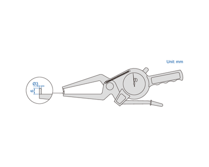 INSIZE Measuring Equipment Insize External Dial Caliper Gauge 0-20mm Range Series 2332-20