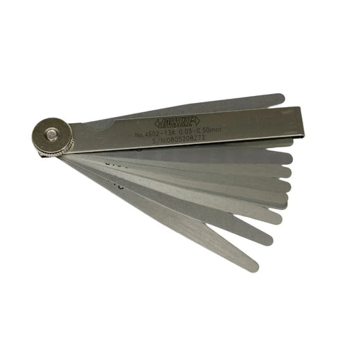 INSIZE MEASURING EQUIPMENT Insize Feeler Gauge 13pc Set 0.03-0.50mm Range Series 4602-13A