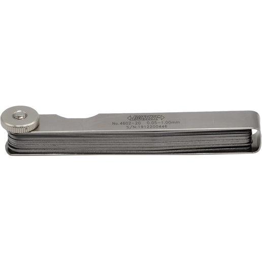 INSIZE Measuring Equipment Insize Feeler Gauge 20pc Set 0.05-1mm Range Series 4602-20