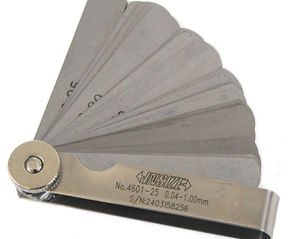 INSIZE Measuring Equipment Insize Feeler Gauge Set 0.04-1mm Range Series 4601-25