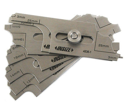 INSIZE Measuring Equipment Insize Fillet Weld Gauge Series 4836-1