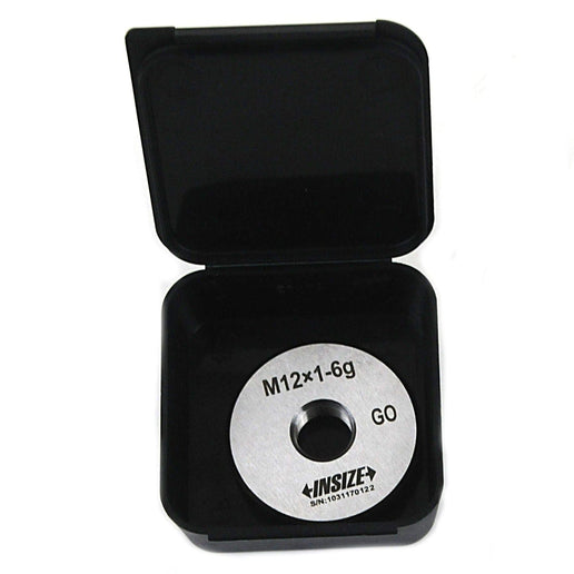 INSIZE Measuring Equipment Insize GO Thread Ring Gauge M12X1 Series 4129-12P