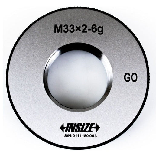 INSIZE MEASURING EQUIPMENT Insize GO Thread Ring Gauge M33X2 Series 4129-33T