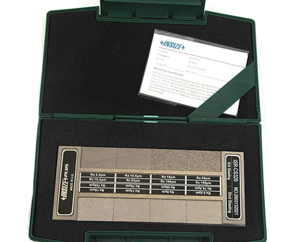 INSIZE Measuring Equipment Insize Grit & Shot Blasting Surface Roughness Specimen 8 pcs Set Series ISR-CS329