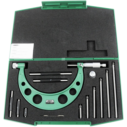 INSIZE Measuring Equipment Insize Imperial Outside Micrometer 0-6" Range Series 3206-6