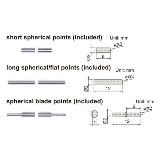 INSIZE Measuring Equipment Insize Interchangeable Point Digital Caliper Range Series 1526-200