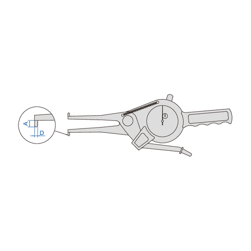 INSIZE Measuring Equipment Insize Internal Dial Caliper Gauge 15-35mm Range Series 2321-AL35