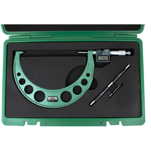 INSIZE Measuring Equipment Insize IP65 Digital Outside Micrometer 175-200 MM/ 7-8" Range Series 3108-200A