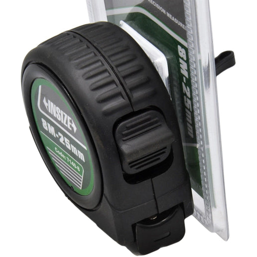 INSIZE Measuring Equipment Insize Metric 8M Tape Measure with Auto Retract Series 7140-8