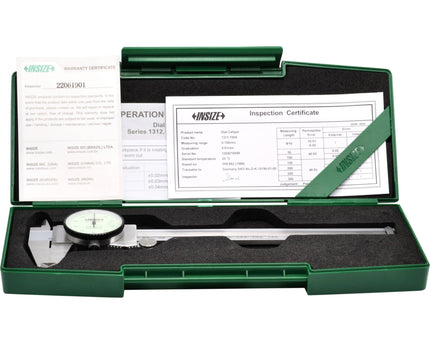 INSIZE Measuring Equipment INSIZE Metric Dial Caliper  0-200mm Range Series 1311-200A
