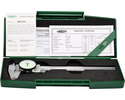 INSIZE Measuring Equipment INSIZE Metric Dial Caliper  0-200mm Range Series 1311-200A