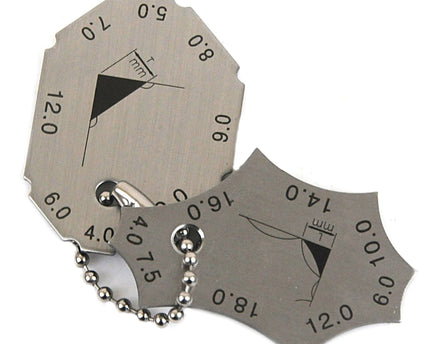 INSIZE Measuring Equipment Insize Metric Fillet Weld Gauge Series 4832-1